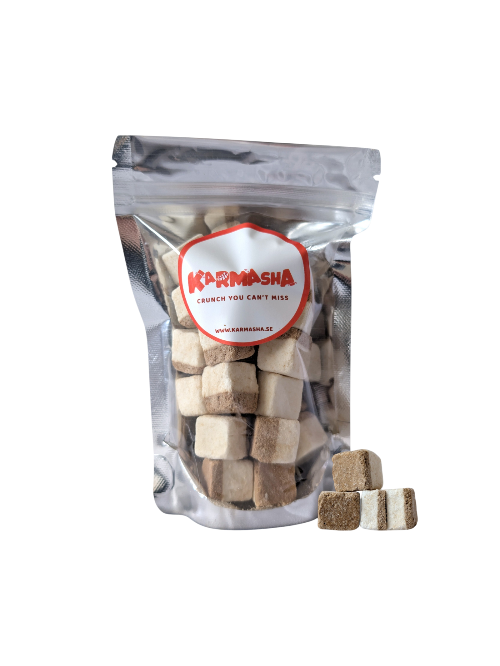 Frystorkade Kokosbitar med Espresso