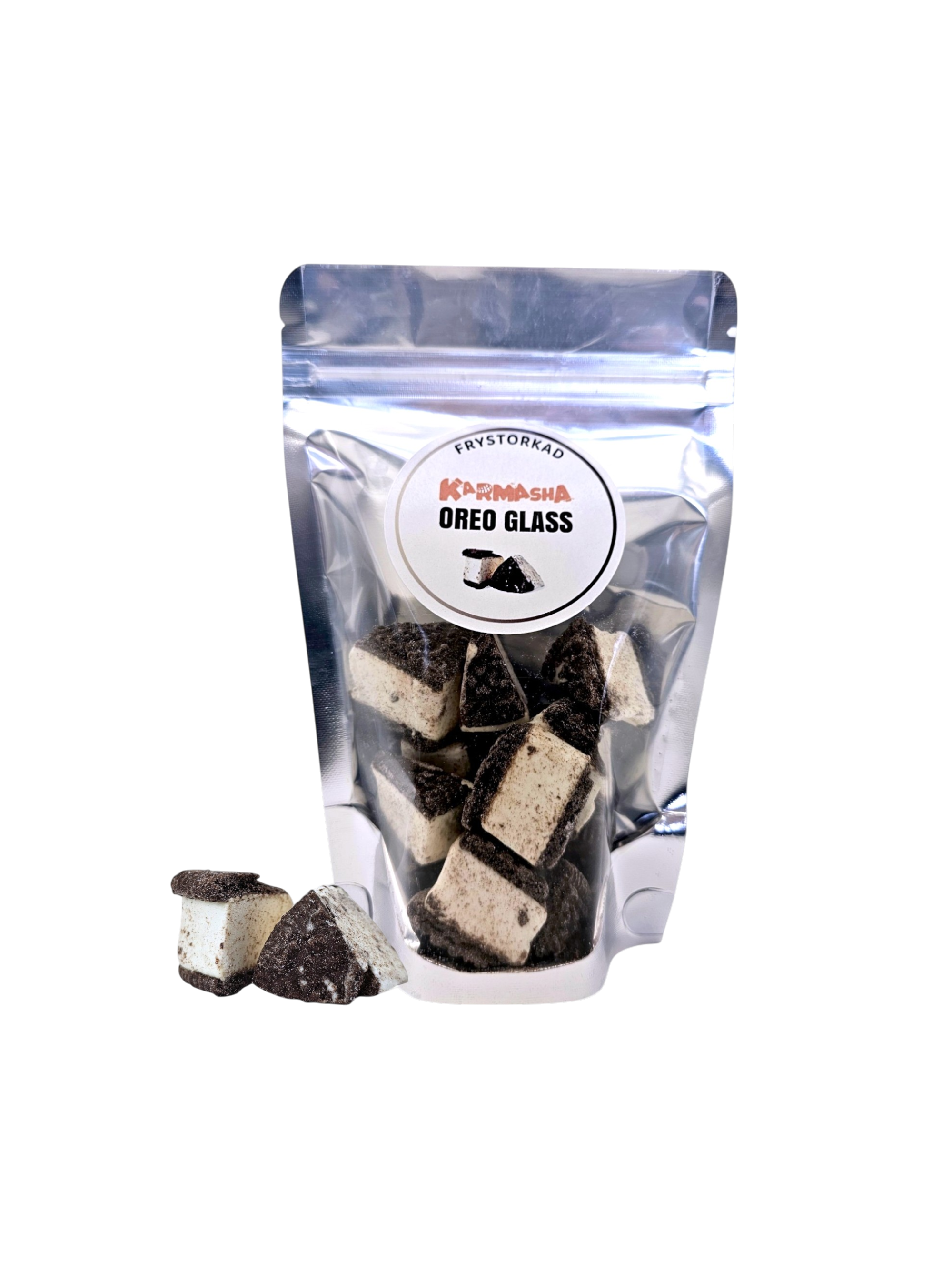 Frystorkad Oreo Glass